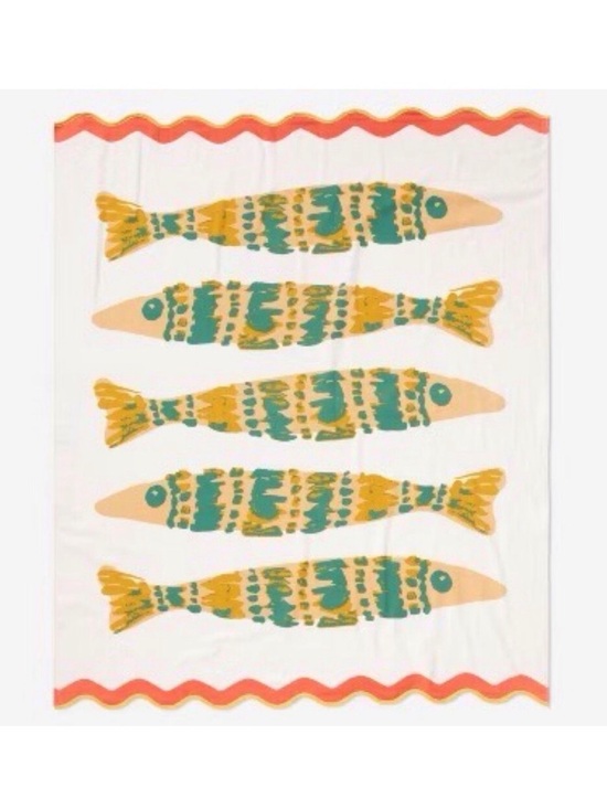 Threshold Other - Threshold Design Fish Oversized Jumbo Beach Towel - 72” x 60”
